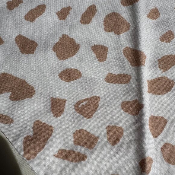 NWT Blush & Fluff Strawberry Cow Print Dog Bandana, White and Pink, Size M - Picture 7 of 16